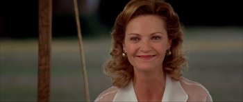 Movie still from “The Notebook” (2004), directed by Nick Cassavetes – A person wearing a white shirt; Close Up shot, Low angle