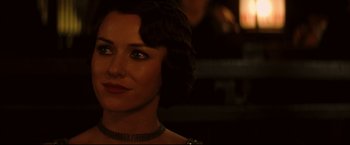 Movie still from “The Painted Veil” (2006), directed by John Curran – A person wearing a necklace; Close Up shot, Over the shoulder angle