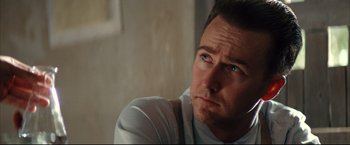 Movie still from “The Painted Veil” (2006), directed by John Curran – A person looking at the camera; Close Up shot, Over the shoulder angle