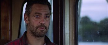 Movie still from “The Perfect Storm” (2000), directed by Wolfgang Petersen – A person with a beard; Close Up shot, Low angle