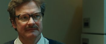 Movie still from “The Railway Man” (2013), directed by Jonathan Teplitzky – A person wearing glasses; Close Up shot, Low angle
