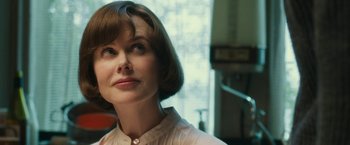 Movie still from “The Railway Man” (2013), directed by Jonathan Teplitzky – A person with short brown hair; Close Up shot, Over the shoulder angle