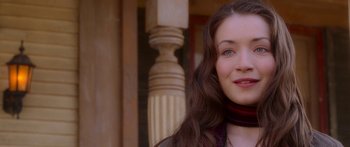 Movie still from “The Spiderwick Chronicles” (2008), directed by Mark Waters – A person with long brown hair; Close Up shot, Over the shoulder angle