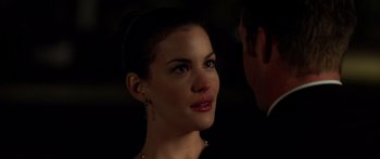 Movie still from “The Strangers” (2008), directed by Bryan Bertino – A woman that is looking at a man; Close Up shot, Over the shoulder angle