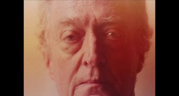 Movie still from “The Taking of Deborah Logan” (2014), directed by Adam Robitel – An old man with a beard is looking at the camera; Extreme Close Up shot, Low angle