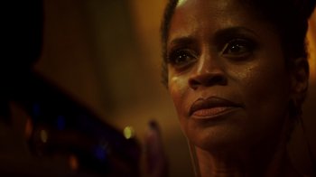 Movie still from “Snowfall” (2017), directed by Hiro Murai – Close Up shot, Low angle