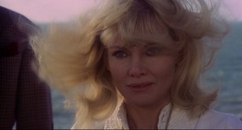 Movie still from “The Wicker Man” (1973), directed by Robin Hardy – A person wearing a white shirt; Close Up shot, Low angle