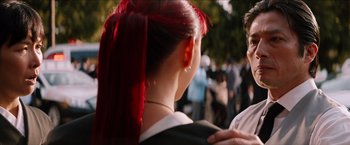 A person with red hair