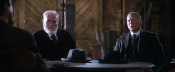 Movie still from “There Will Be Blood” (2007), directed by Paul Thomas Anderson – Medium shot, Low angle