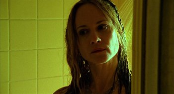 Movie still from “Thirteen” (2003), directed by Catherine Hardwicke – A person with long hair; Close Up shot, Low angle