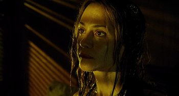 Movie still from “Thirteen” (2003), directed by Catherine Hardwicke – A person with wet hair; Close Up shot, Low angle