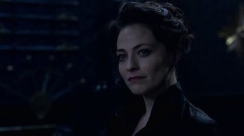 Movie still from “Underworld: Blood Wars” (2016), directed by Anna Foerster – A person wearing a black shirt; Close Up shot, Over the shoulder angle