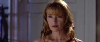 Movie still from “Wedding Crashers” (2005), directed by David Dobkin – A person with long blonde hair; Close Up shot, Low angle