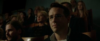 Movie still from “Woman in Gold” (2015), directed by Simon Curtis – A group of people sitting in a room; Close Up shot, Over the shoulder angle