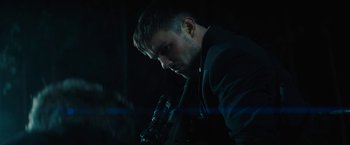 Movie still from “Wrong Turn” (2021), directed by Mike P. Nelson – A person holding a camera; Close Up shot, Low angle