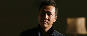 Movie still from “xXx: Return of Xander Cage” (2017), directed by D.J. Caruso – A person wearing a black shirt; Close Up shot, Low angle