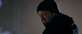 Movie still from “xXx: Return of Xander Cage” (2017), directed by D.J. Caruso – A person wearing a hat; Close Up shot, Low angle