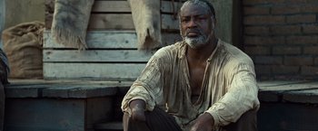 Movie still from “12 Years a Slave” (2013), directed by Steve McQueen – Medium shot, Low angle