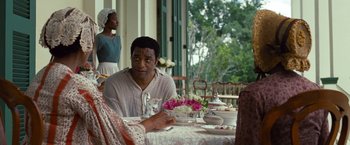 Movie still from “12 Years a Slave” (2013), directed by Steve McQueen – Medium shot, Over the shoulder angle