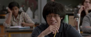 Movie still from “21 Jump Street” (2012), directed by Phil Lord – Close Up shot, Over the shoulder angle