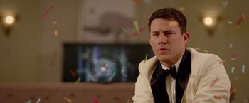 Movie still from “21 Jump Street” (2012), directed by Phil Lord – Close Up shot, Over the shoulder angle