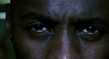 Movie still from “28 Weeks Later” (2007), directed by Juan Carlos Fresnadillo – View of a man's eyes; Extreme Close Up shot, Overhead angle