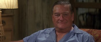 Movie still from “50 First Dates” (2004), directed by Peter Segal – A person wearing a blue shirt; Close Up shot, Over the shoulder angle