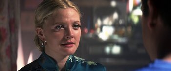 Movie still from “50 First Dates” (2004), directed by Peter Segal – A person wearing a blue shirt; Close Up shot, Over the shoulder angle