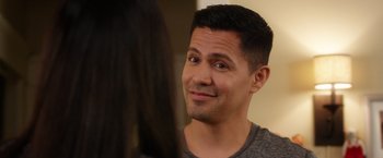 Movie still from “A Bad Moms Christmas” (2017), directed by Scott Moore – A person looking at a person; Close Up shot, Over the shoulder angle