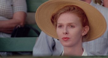 Movie still from “A Soldier's Story” (1984), directed by Norman Jewison – A person wearing a hat; Close Up shot, Over the shoulder angle