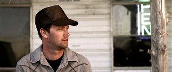 Movie still from “All the Boys Love Mandy Lane” (2006), directed by Jonathan Levine – A person wearing a hat; Close Up shot, Low angle