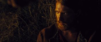 Movie still from “Anna Karenina” (2012), directed by Joe Wright – A person with a beard; Close Up shot, Over the shoulder angle