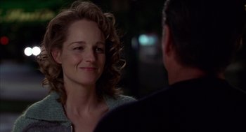 Movie still from “As Good as It Gets” (1997), directed by James L. Brooks – A person talking to another person; Close Up shot, Over the shoulder angle