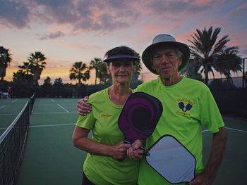 Movie still from “Some Kind of Heaven” (2020), directed by Lance Oppenheim – Medium shot, High angle