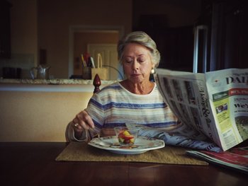 Movie still from “Some Kind of Heaven” (2020), directed by Lance Oppenheim – Close Up shot, Low angle