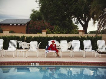 Movie still from “Some Kind of Heaven” (2020), directed by Lance Oppenheim – Extreme Wide shot, High angle