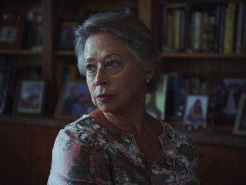 Movie still from “Some Kind of Heaven” (2020), directed by Lance Oppenheim – Close Up shot, Low angle