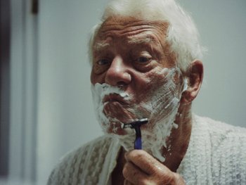 Movie still from “Some Kind of Heaven” (2020), directed by Lance Oppenheim – Close Up shot, Low angle