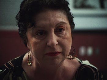 Movie still from “Some Kind of Heaven” (2020), directed by Lance Oppenheim – Close Up shot, Low angle