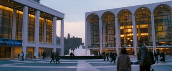 Movie still from “August Rush” (2007), directed by Kirsten Sheridan – People walking in front of the metropolitan museum of art in new york city; Extreme Wide shot, Low angle