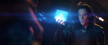 Movie still from “Avengers: Infinity War” (2018), directed by Anthony Russo – Medium shot, Over the shoulder angle