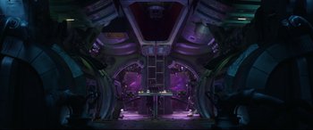 Movie still from “Avengers: Infinity War” (2018), directed by Anthony Russo – Extreme Wide shot, High angle