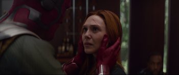 Movie still from “Avengers: Infinity War” (2018), directed by Anthony Russo – Close Up shot, Over the shoulder angle