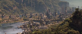 Movie still from “Avengers: Infinity War” (2018), directed by Anthony Russo – Extreme Wide shot, High angle