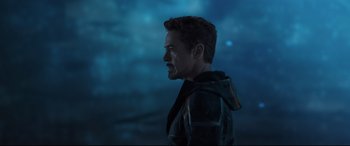 Movie still from “Avengers: Infinity War” (2018), directed by Anthony Russo – Medium shot, Over the shoulder angle