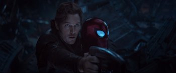 Movie still from “Avengers: Infinity War” (2018), directed by Anthony Russo – Close Up shot, Over the shoulder angle