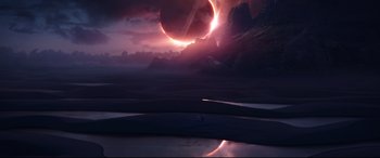 Movie still from “Avengers: Infinity War” (2018), directed by Anthony Russo – Extreme Wide shot, High angle