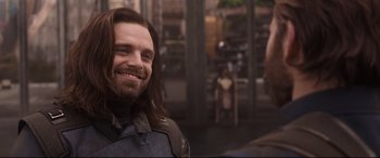 Movie still from “Avengers: Infinity War” (2018), directed by Anthony Russo – Close Up shot, Over the shoulder angle