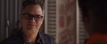 Movie still from “Avengers: Infinity War” (2018), directed by Anthony Russo – Close Up shot, Over the shoulder angle