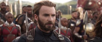 Movie still from “Avengers: Infinity War” (2018), directed by Anthony Russo – Close Up shot, Over the shoulder angle